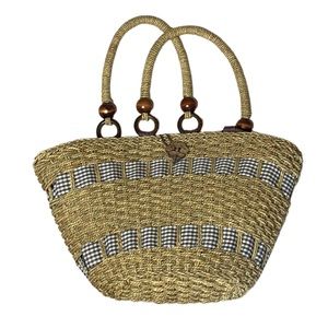 SUMMER WICKER BUCKET BAG!!